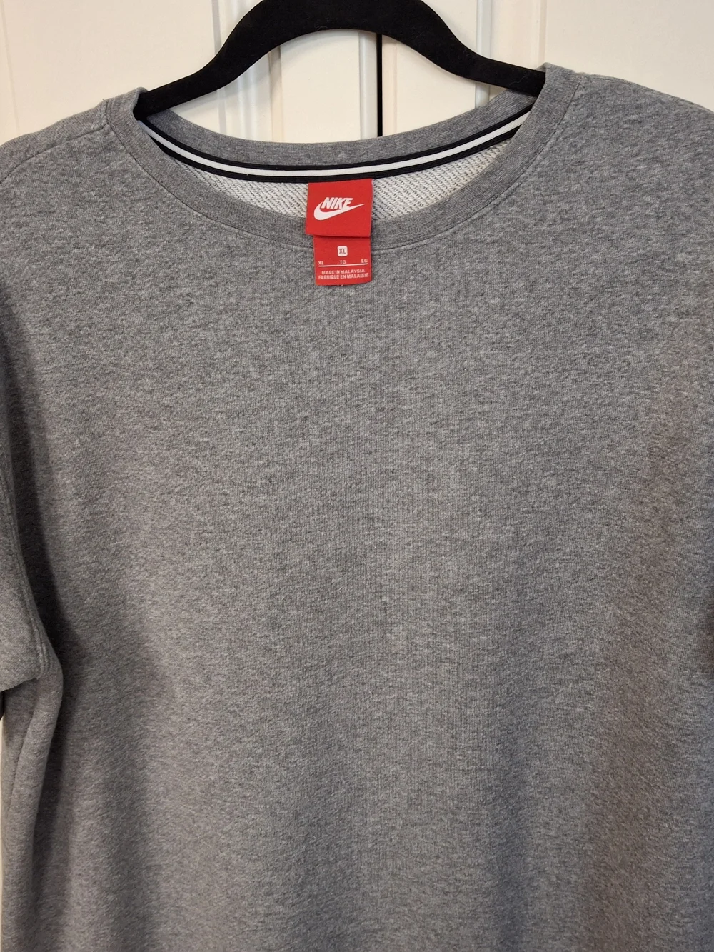 Nike Grey Short Sleeve Sweatshirt dress XL